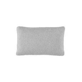 Marc O'Polo Nordic Knit Dekokissen 30 x 60 cm Silber