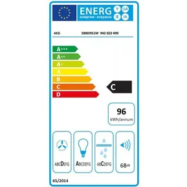 AEG DBB3951M Wandhaube 90 cm