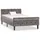 vidaXL Bettgestell 100 x 200 cm Grau