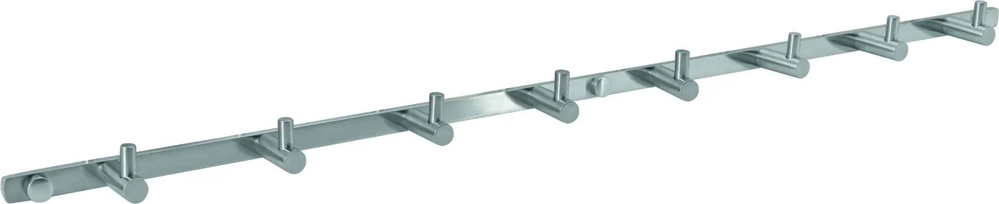 ASW Inox-Line Hakenleisten 8-teilig - Edelstahl