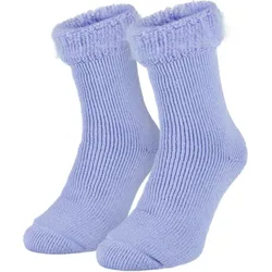 Thermosocken Damen 'fleecy' | Kuschelsocken | One Size | Helllila One Size