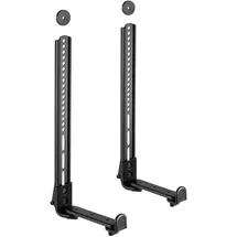 Maclean Brackets Universal Soundbar Halterung bis 15kg Lautsprecherhalterung für die Montage unter oder über TV