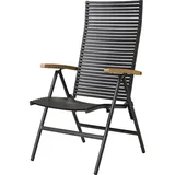 Cinas Mood Position Gartenstuhl 60 x 72 x 111 cm schwarz