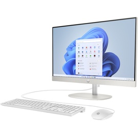 HP All-in-One 24-cr0107ng Starry White, N100, 8GB RAM, 256GB SSD Windows 11 Home Wi-Fi 6 (802.11ax)