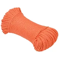 VidaXL Arbeitsseil Orange 6 mm 25 m Polypropylen