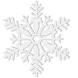 Amscan Anhänger Eiskristall 4St.