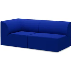 OUT Objekte unserer Tage - Weber 01 2.5-Sitzer Sofa, cobaltblau (Berlin 641 by OUT)