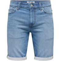 Only & Sons Jeans-Shorts in Blau XXL