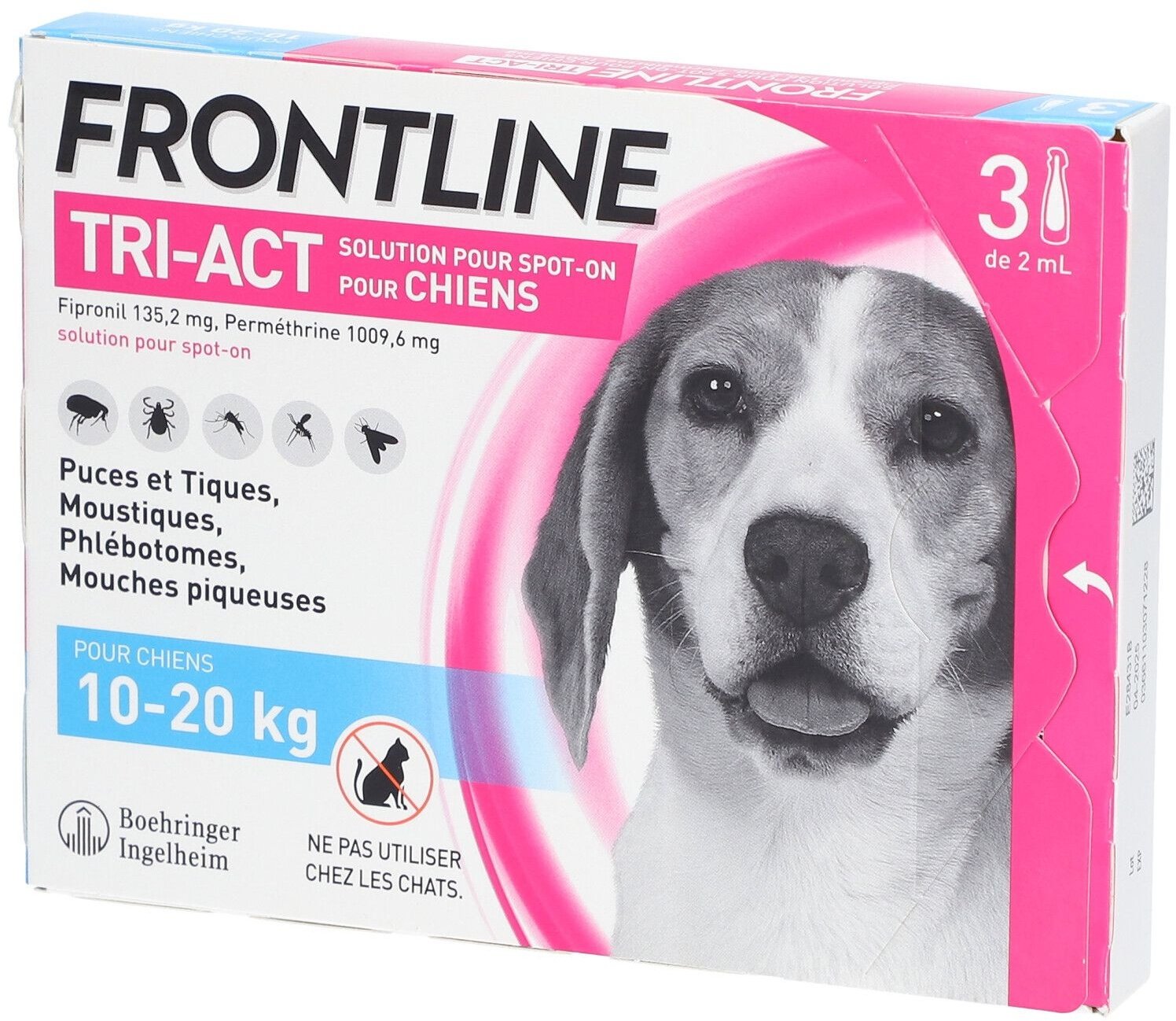 FRONTLINE® TRI-ACT CHIEN 3 pc(s) pipette(s) unidose(s)
