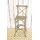 BIZZOTTO Barhocker Cross aus Ulmenholz, klassisch gepolstert, Rattansitz, Natur, elegantes 4-Fuß-Design