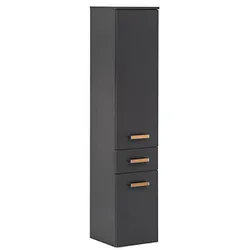 MÖBELPARTNER Bad-Hängeschrank Duo 146600 anthrazit 32,7 x 35,3 x 160,1 cm