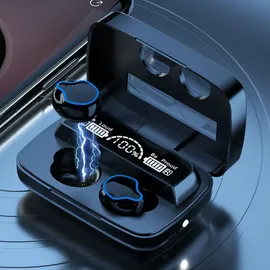 UC-Express® Bluetooth In-Ear Kopfhörer für Samsung Galaxy S25 S24 Plus Ultra Edge Ohrhörer - Schwarz