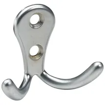 Hettich Garderobenhaken Hettich 4,4 x 5,4 x 2,4 cm Silber
