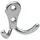 Hettich Garderobenhaken Hettich 4,4 x 5,4 x 2,4 cm Silber