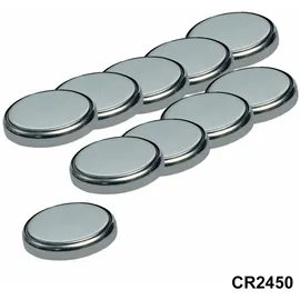 Powerowl CR2450 Batterien (15 Stück) 3V Knopfzellen CR2450 Lithium Batterie, 10 Jahre Kein Auslaufen, Langlebige CR 2450