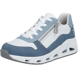 Rieker N5204 Damen Blau/Weiß 40