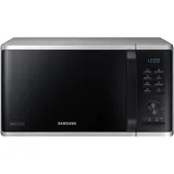 Samsung MS2AK3515AS/EG Mikrowelle, 800 W, 23 l Garraum, 48,9 cm Breite, Kratzfester Keramik-Emaille-Inneraum, QuickDefrost Auftauprogramme, Silber