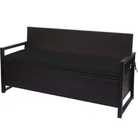 MCW F39 3er Sitzbank 150 x 60 x 85 cm Braun