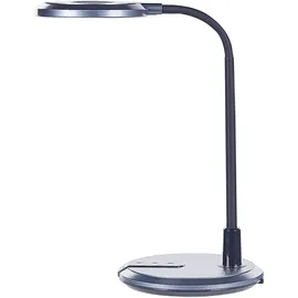 Beliani LED Schreibtischlampe COLUMBA Verstellbar Metall Schwarz