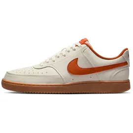 Nike Court Vision Low Herren Sail / Campfire Orange / Gum Medium Brown 40