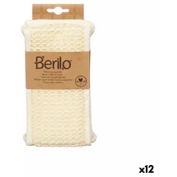 Massageschwamm Berilo B7083-16 Weiß (12 Stück)