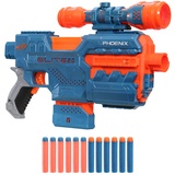 Hasbro Nerf Elite 2.0 Phoenix CS-6 motorisierter Blaster, 12 Nerf Darts, Fernrohr, Clip-Magazin, mit Erweiterungsoptionen