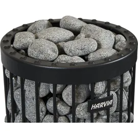 Harvia Saunasteine 15 kg rund für Saunaofen Finnische Saunasteine 5 - 10 cm abgerundet