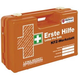 Leina-Werke Koffer Pro Safe Handwerk KFZ-Werkstatt DIN 13157 blau