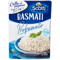 Scotti Basmati Profumato Gedämpfter Fertigreis Parfümierter Basmati Reis 230g