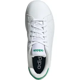 adidas Advantage Base 2.0 Kids Cloud White / Cloud White / Green 39 1/3