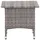 vidaXL Beistelltisch 50 x 50 x 47 cm Grau