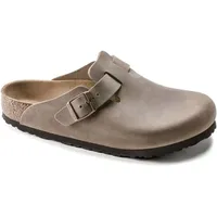 Birkenstock Boston Oiled Leather - Sandalen Tabacco Brown 47 - Narrow fit