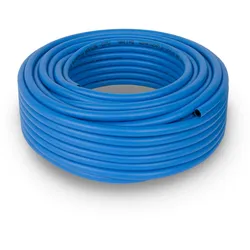 EBERTH Druckluftschlauch 30 m, 6x11 mm, 20 bar, Gewebeschlauch für Kompressor, ohne Kupplung, Druckluft Zubehör