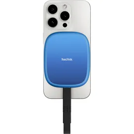 SanDisk Creator Phone 1 TB USB-C 3.2 Gen2 Blau SDSSDE62C-1T00-G25