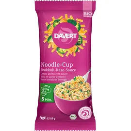 midsona Davert Noodle-Cup Brokkoli-Käse-Sauce bio