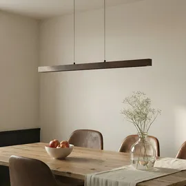 LUCANDE Nihalo 1-flg. 122 cm Holz dunkel