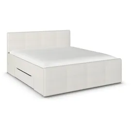 Rauch Möbel Stauraumbett Champagner, Textil, Holzwerkstoff, 2 Schubladen, 180x200 cm, Blauer Engel, Goldenes M, Made in Germany, gepolstertes Kopfteil, mit Schubkästen, Schlafzimmer, Betten, Doppelbetten