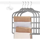 Famanu Hosenbügel Antirutsch für Jeans und Hosen - 4er Set