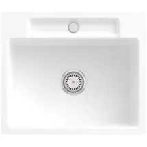Villeroy & Boch Siluet 60 S flat snow white + Handbetätigung