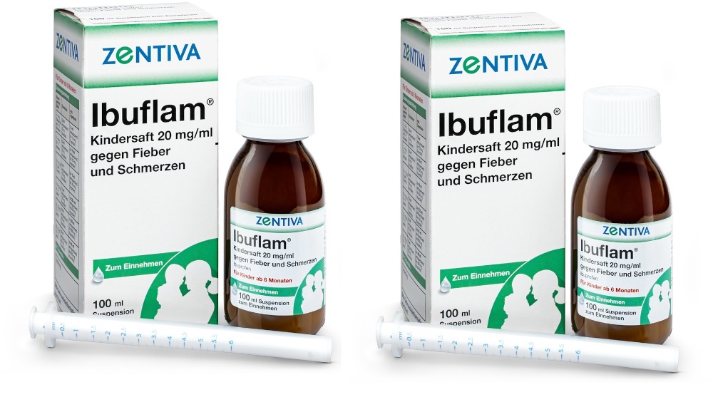 Ibuflam Kindersaft 20 mg/ml Doppelpack