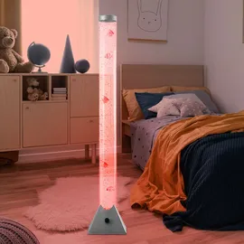 GLOBO RGB LED Steh Lampe Wasser Säule Farbwechsel Leuchte Kabel Deko Fische