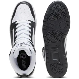 Puma Rebound v6 Herren Puma White-Puma Black-Shadow Gray-Puma White 44