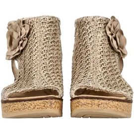 Rieker Keilsandaletten Damen Beige 42