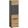 xonox.home Vitrine Canu 36 x 33 x 125 cm Grau