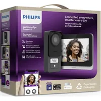 Philips WelcomeEye Connect 3 Video-Türsprechanlage WLAN Komplett-Set 1 Familienhaus