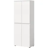 inn.furn Assino Mehrzweckschrank 70 x 175 x 37 cm Weiß