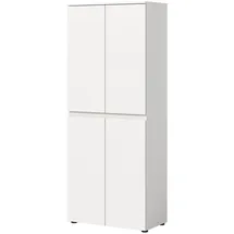 inn.furn Assino Mehrzweckschrank 70 x 175 x 37 cm Weiß
