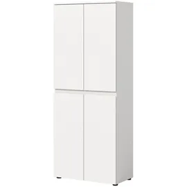 inn.furn Assino Mehrzweckschrank 70 x 175 x 37 cm Weiß