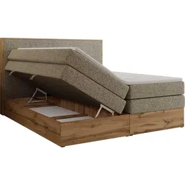 MKS Wood Classic King 140 x 200 cm H3 Dunkelbeige Struktur