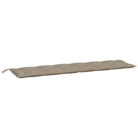 vidaXL Gartenbank-Auflage Taupe 200x50x7 cm Oxford-Gewebe